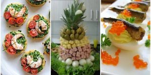 Simple and budget snacks for New Year's celebrations that will decorate the table (19 photos)