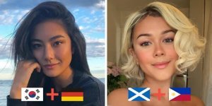 16 девушек  смешанных кровей, чья необычная внешность говорит,  что у красоты нет национальности (17 фото)