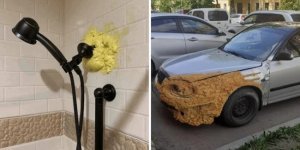 Монтажная пена — чудо-подорожник, позволяющий устранить любые поломки (17 фото)