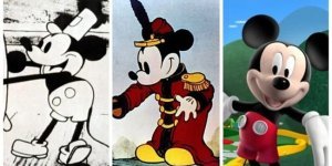 How popular cartoon characters have changed: then and now (10 photos)