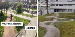 30 “folk trails” that people built against the will of the architects (31 photos)