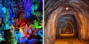 25 самых удивительных пещер и подземных сооружений в мире (26 фото)