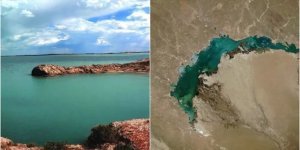 Балхаш: загадкове озеро з різним хімічним складом (6 фото)