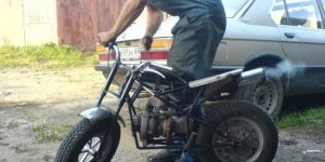 The need for invention is cunning: homemade mopeds, mokicks and scooters (30 photos)