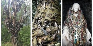 Дивовижні колекції на відкритому повітрі з людських купок (19 фото)