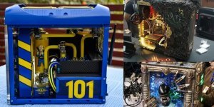 Black, white, red: unusual computer cases (15 photos)