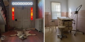Фотограф побывал в жутковатом заброшенном доме, когда-то принадлежавшем врачу (34 фото)