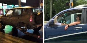 Подборка водителей, от которых лучше держаться подальше на дороге (19 фото)