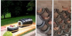 Amazing things made from old tires (17 photos)